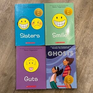 4 Graphic Novels by Raina Telgemeier
